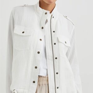 Rails White Utility Jacket for Women